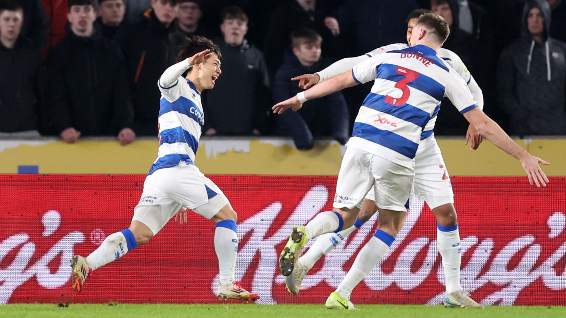 斉藤光毅がQPR加入後初ゴール!角度のないところから天井打ち抜く 斉藤光毅がQPR加入後初ゴール!角度のないところから天井打ち抜く